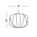 Nelson Propeller Bubble Pendel Medium Off-White Nelson Propeller Bubble Pendel Medium Off-White