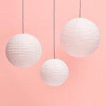 Paper Shade Lampskrm 50 Classic White