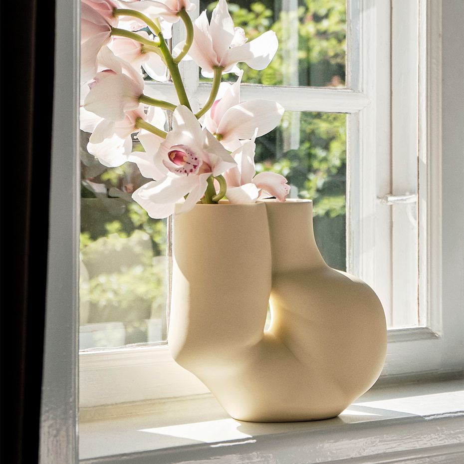 W&S Chubby Vase Soft Yellow