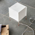 Paper Cube Bordslampa White Paper Cube Bordslampa White