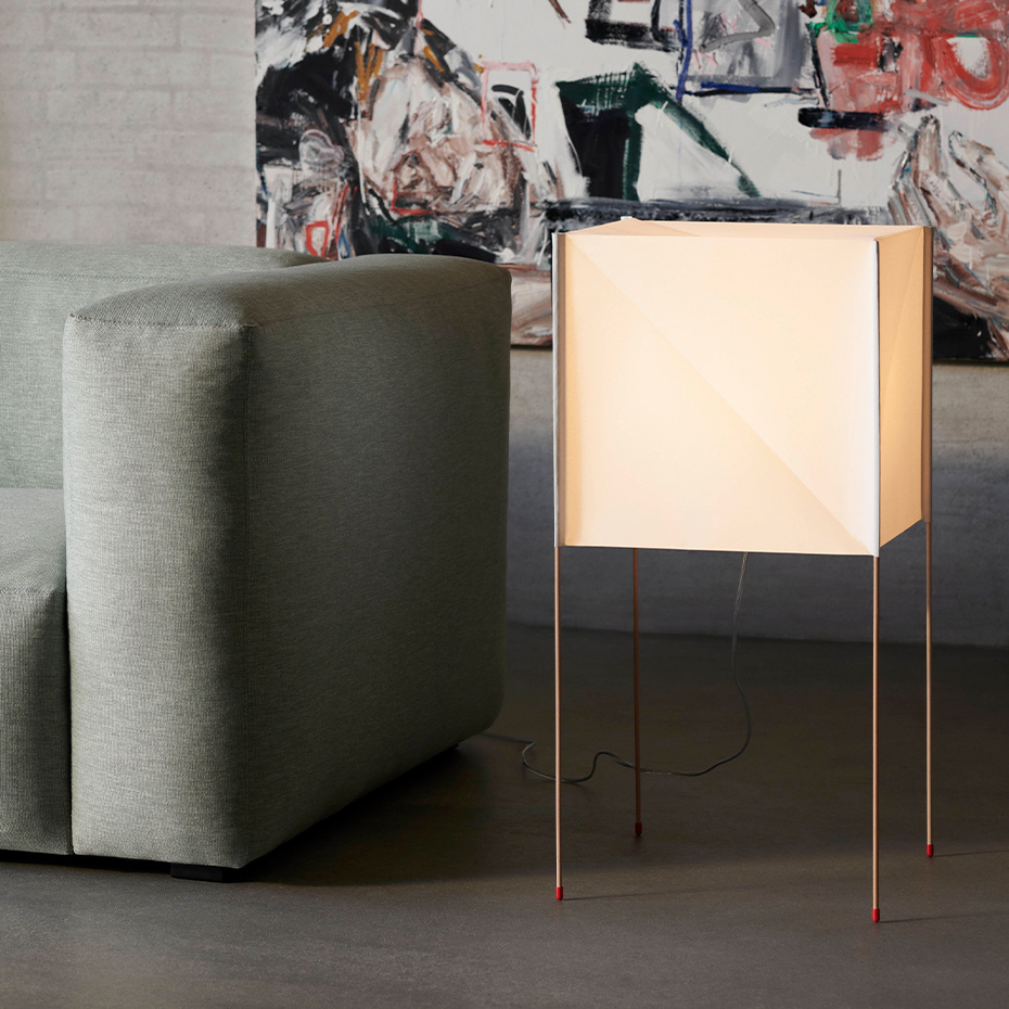 Paper Cube Golvlampa White