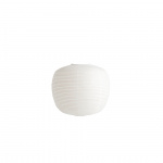 Common Rice Paper Lampskrm Peach Classic White