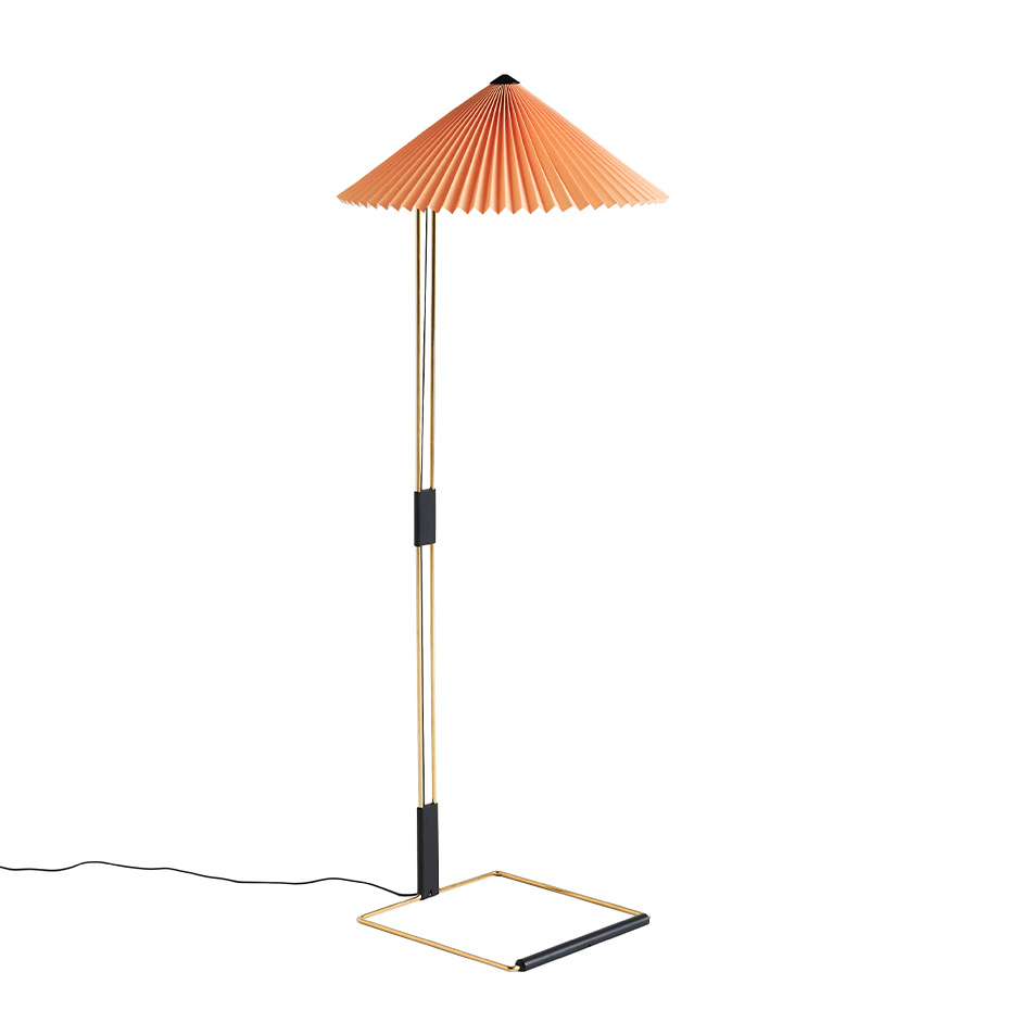 Matin Golvlampa 500 Polished Brass/Peach