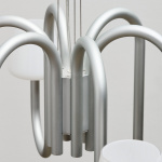 Apollo Ljuskrona 6 Arm Ø74,5cm White Opal Glass Apollo Ljuskrona 6 Arm Ø74,5cm White Opal Glass