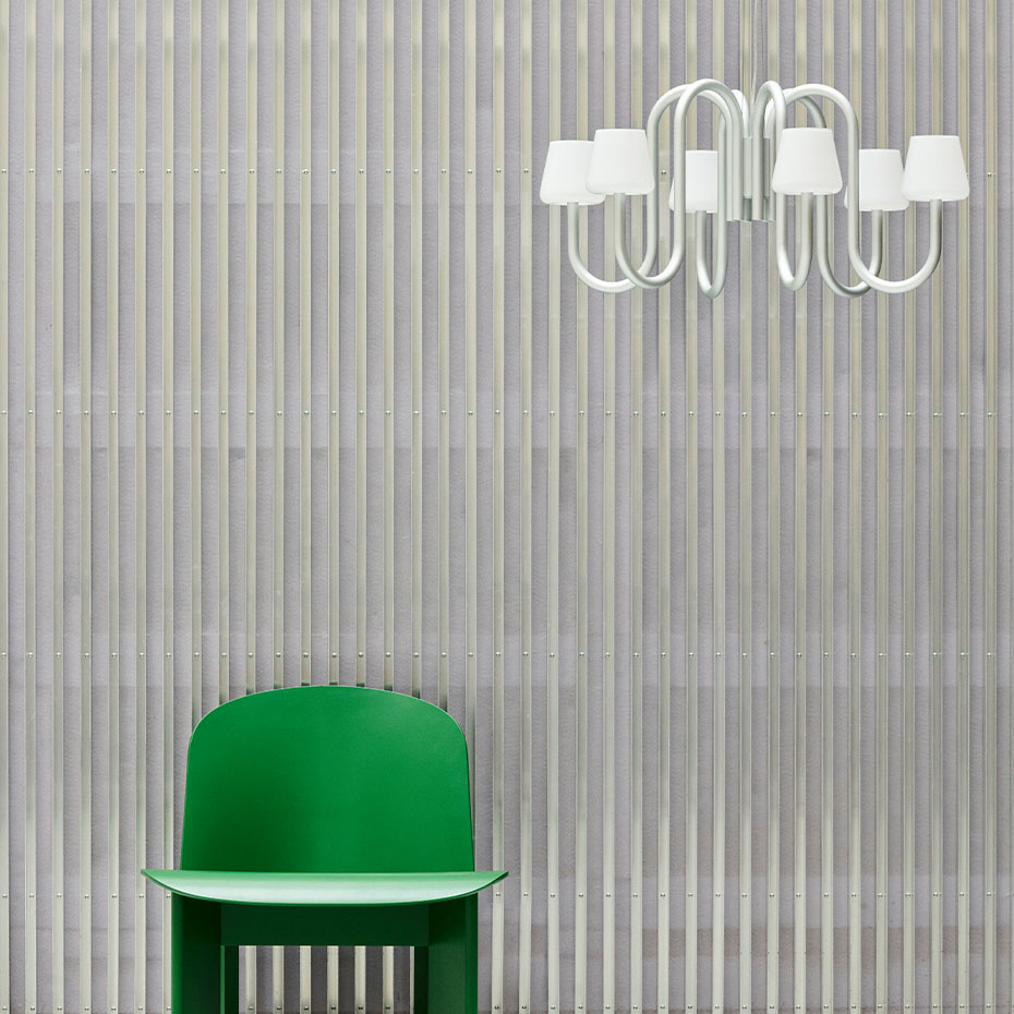 Apollo Ljuskrona 6 Arm Ø74,5cm White Opal Glass