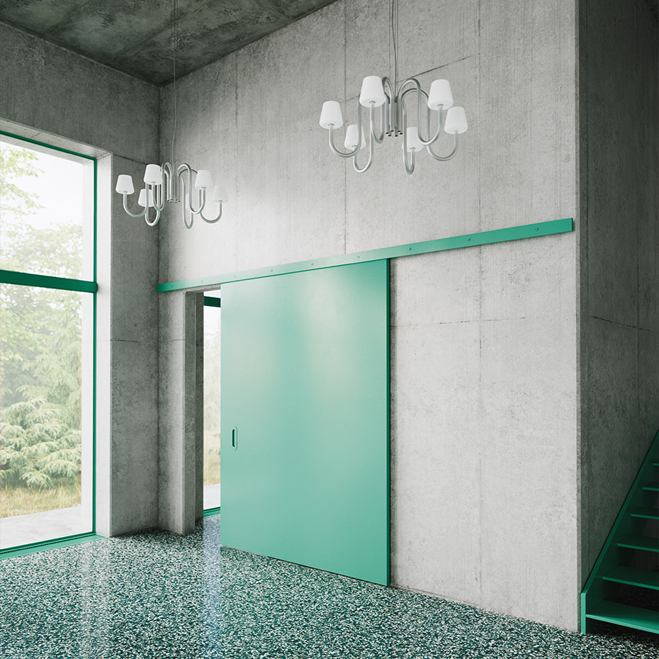 Apollo Ljuskrona 6 Arm Ø74,5cm White Opal Glass