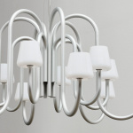 Apollo Ljuskrona 12 Arm Ø106,5cm White Opal Glass Apollo Ljuskrona 12 Arm Ø106,5cm White Opal Glass