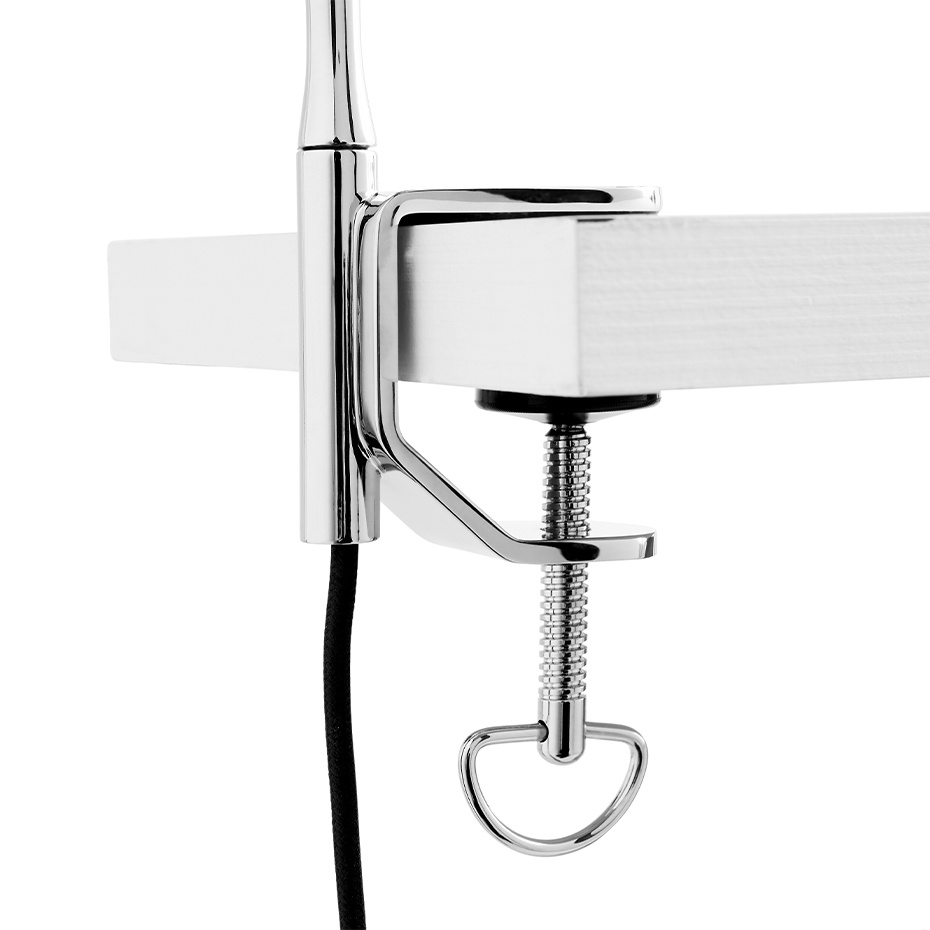 Apex Desk Clip Klämlampa Oyster White