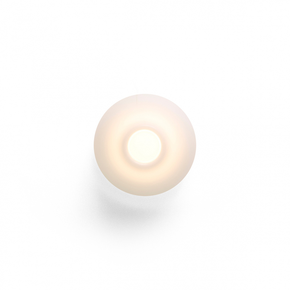 Ono Taklampa/Vägglampa Flush Mount 200 White Opal Acrylic IP44