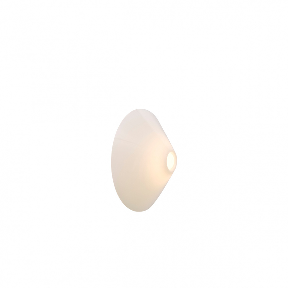 Ono Taklampa/Vägglampa Flush Mount 350 White Opal Acrylic IP44