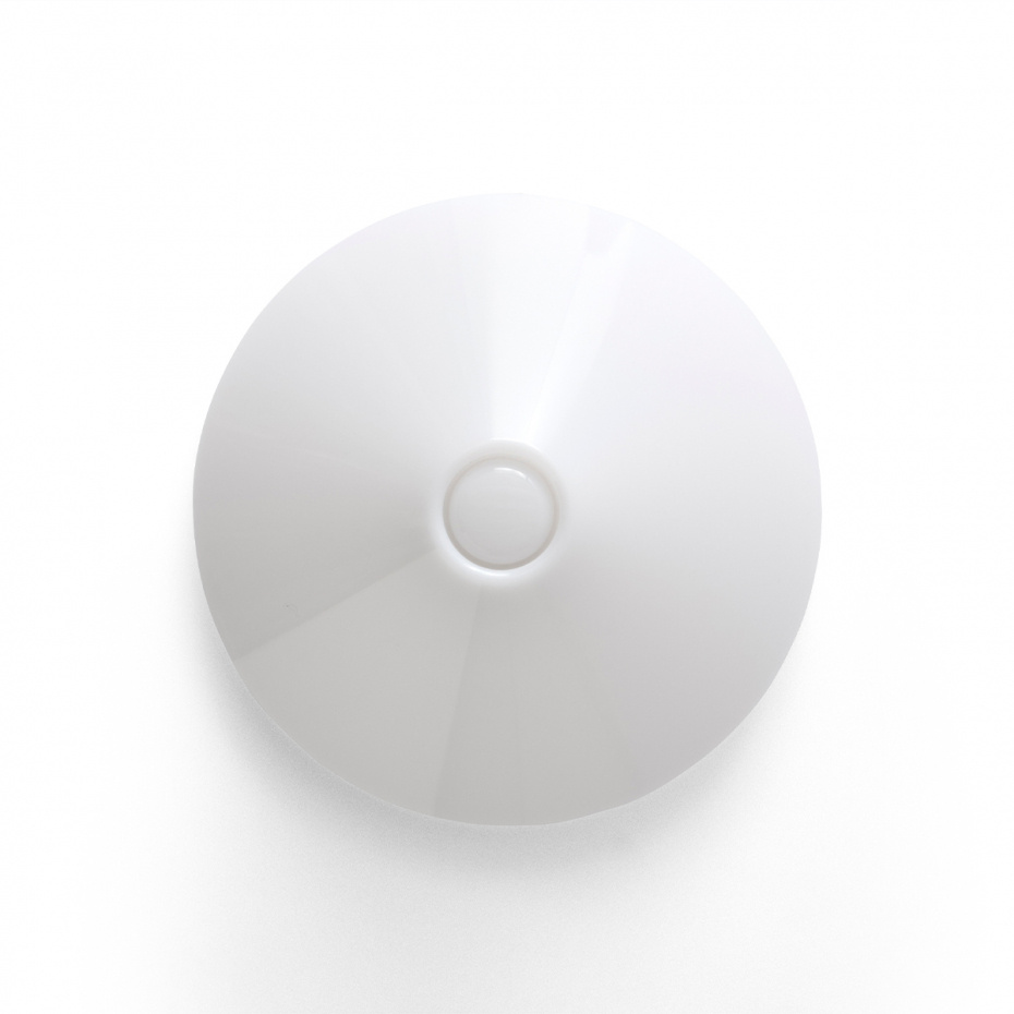 Ono Taklampa/Vägglampa Flush Mount 350 White Opal Acrylic IP44