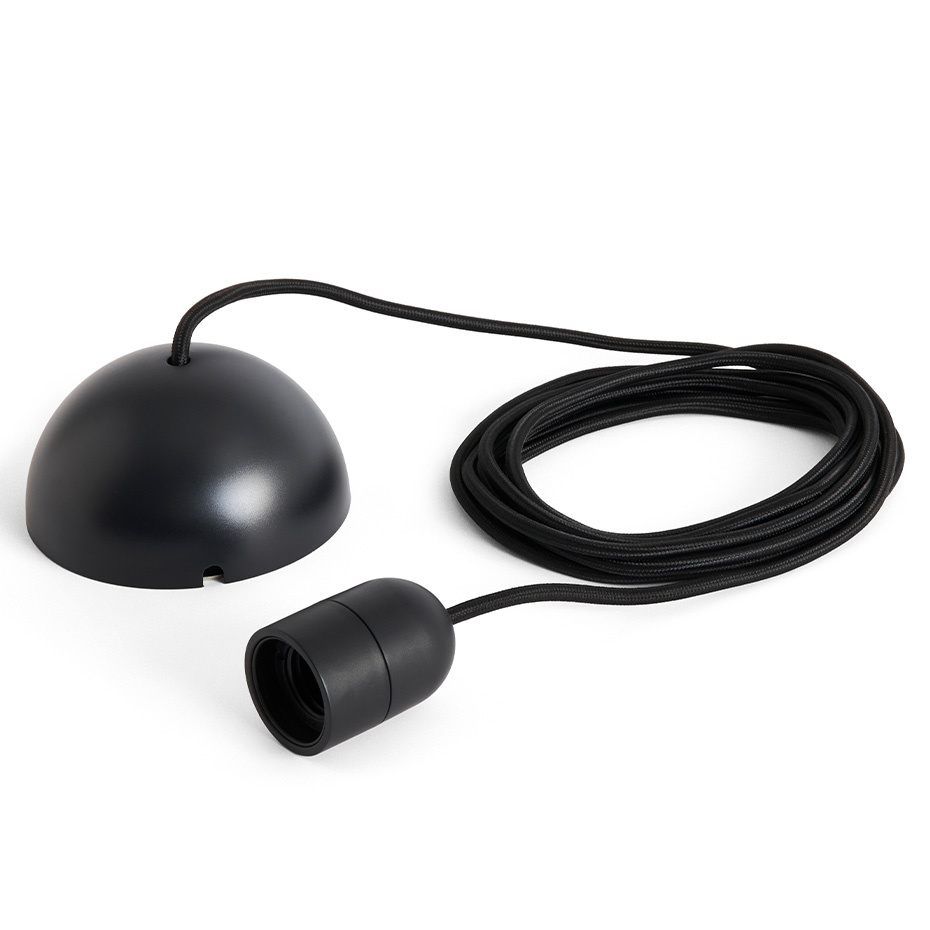 Common Pendant Cord Set Soft Black