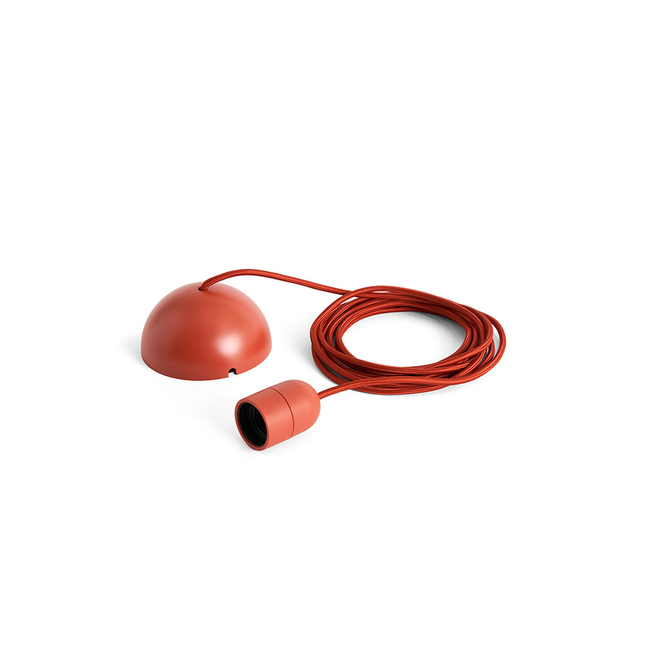 Common Pendant Cord Set Rusty Red