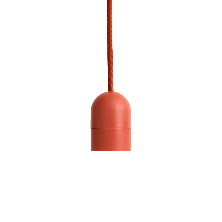 Common Pendant Cord Set Rusty Red