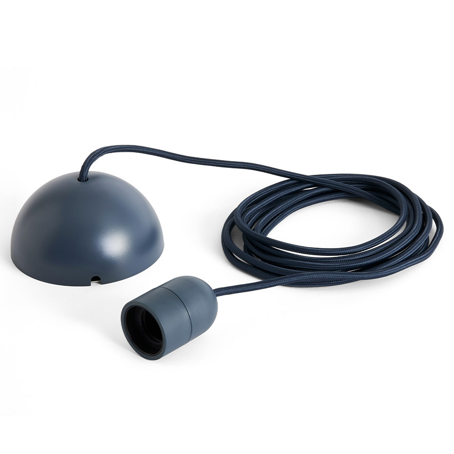 Common Pendant Cord Set Anthracite Blue