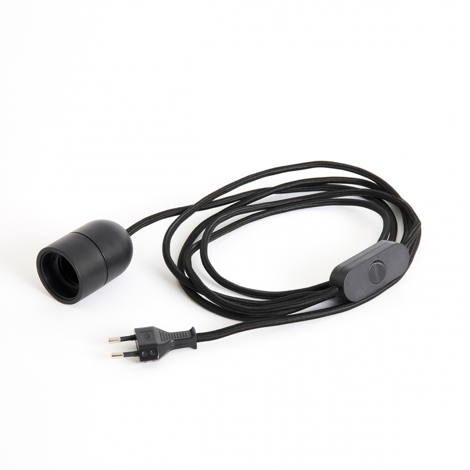 Common Table Cord Set Soft Black