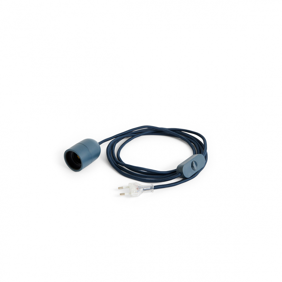 Common Table Cord Set Anthracite Blue