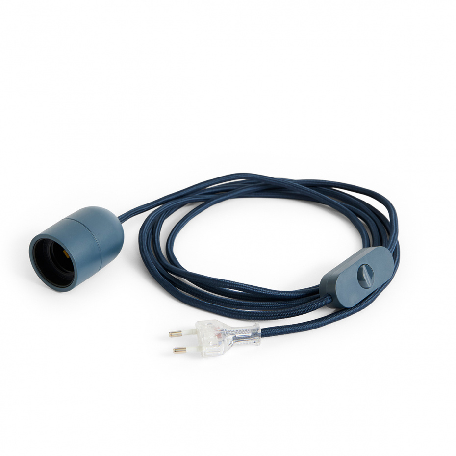 Common Table Cord Set Anthracite Blue