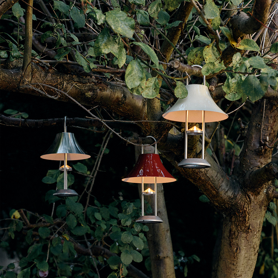 Mousqueton Portable Bordslampa Iron Red