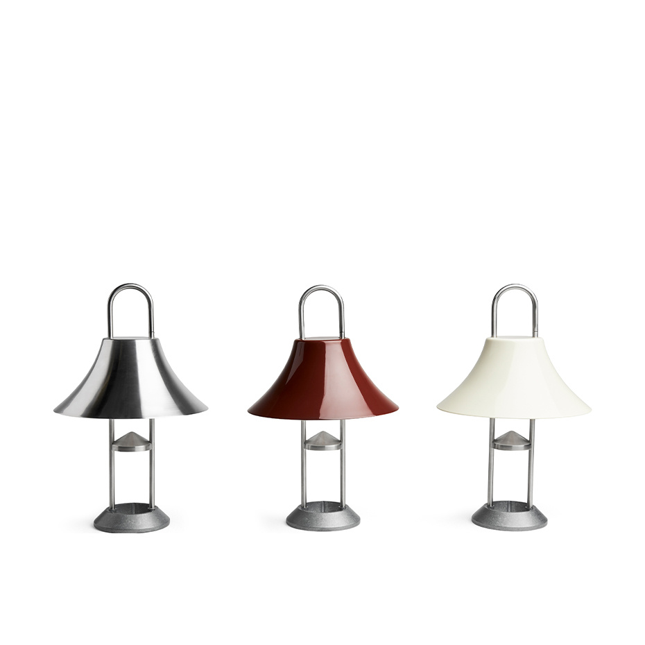 Mousqueton Portable Bordslampa Iron Red
