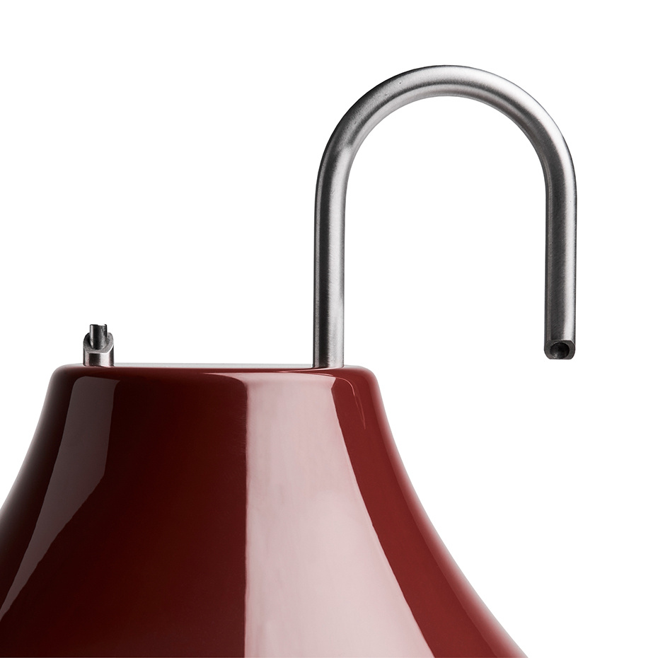 Mousqueton Portable Bordslampa Iron Red