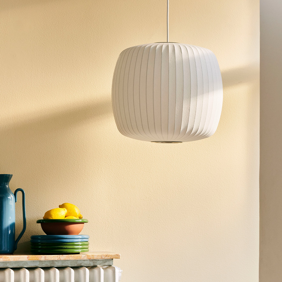 Nelson Roll Bubble Pendel Medium Off-White