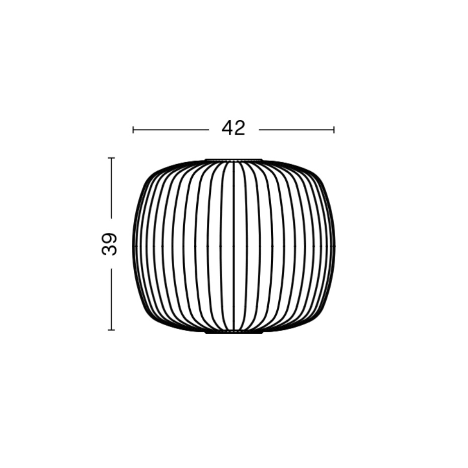 Nelson Roll Bubble Pendel Medium Off-White