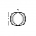 Nelson Roll Bubble Pendel Medium Off-White Nelson Roll Bubble Pendel Medium Off-White