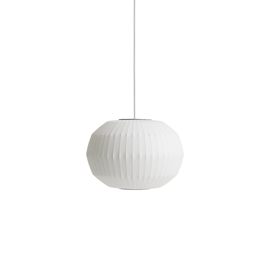 Nelson Angled Sphere Bubble Pendel Small Off-White