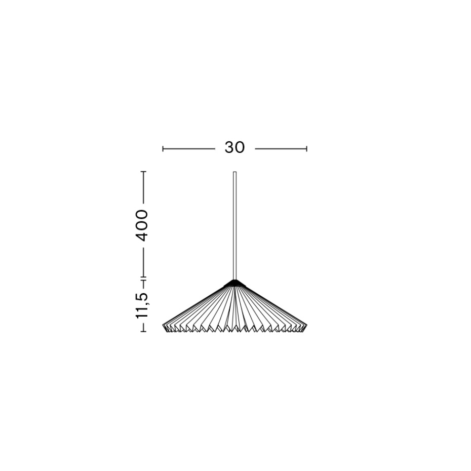 Matin Pendel 300 Oxide Red