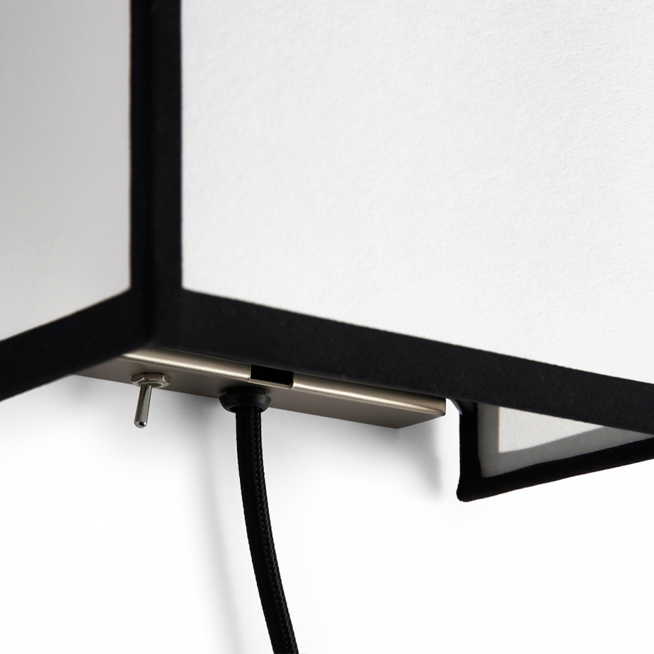 Ava Square Vägglampa White