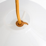 Aspekt Buoy Glass Pendel 200 Clay White Cord Set Aspekt Buoy Glass Pendel 200 Clay White Cord Set