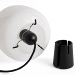 Aspekt Buoy Glass Bordslampa 200 Soft Black Cord Set Aspekt Buoy Glass Bordslampa 200 Soft Black Cord Set
