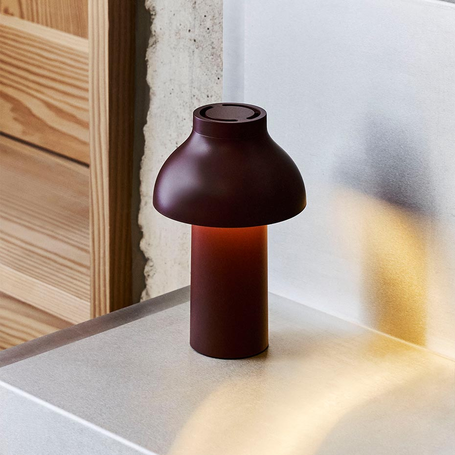 PC Portable Bordslampa No 2 Iron Red