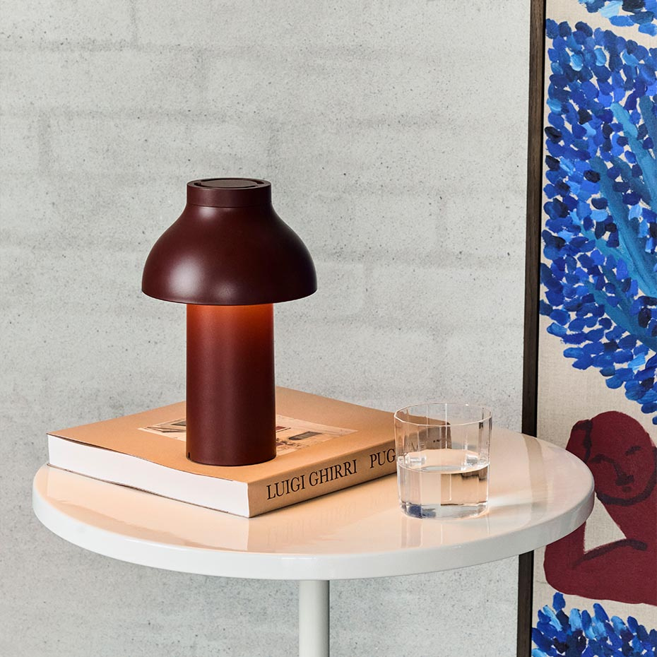 PC Portable Bordslampa No 2 Iron Red