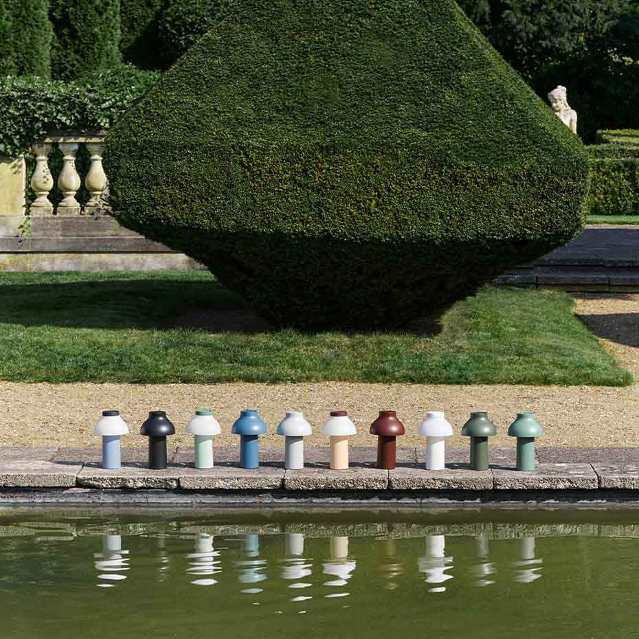 PC Portable Bordslampa No 2 Slate Blue