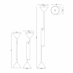 Twist Golvlampa Cream White Twist Golvlampa Cream White
