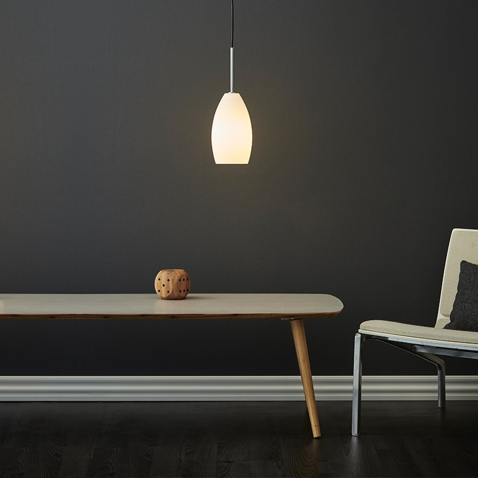 Granat Pendel Opalglas