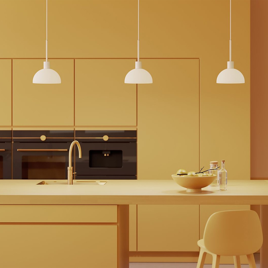 Vienda Pendel Vit/Opalglas