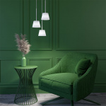 Gil il Grande Pendel Svart/Opalglas Gil il Grande Pendel Svart/Opalglas