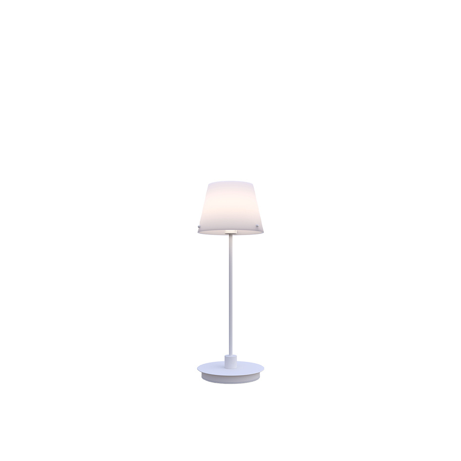 Gil il Grande Bordslampa Vit/Opalglas