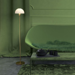 Vienda Golvlampa Mässing/Opalglas Vienda Golvlampa Mässing/Opalglas