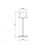 Gil Bordslampa Vit/Opalglas Gil Bordslampa Vit/Opalglas