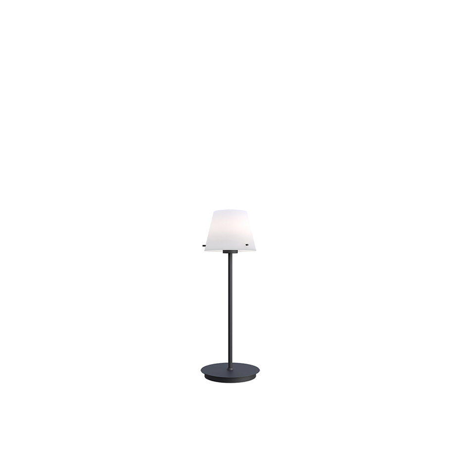 Gil Bordslampa Svart/Opalglas