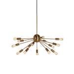 Mir LED Ljuskrona Satin Mässing Mir LED Ljuskrona Satin Mässing