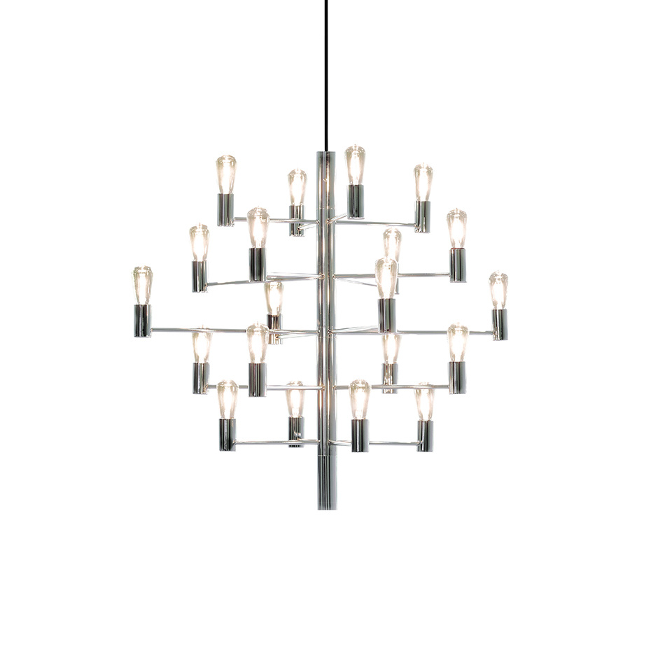 Manola 20 LED Ljuskrona Krom