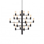 Manola 20 LED Ljuskrona Svart Manola 20 LED Ljuskrona Svart