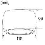 Globe G2 Surface Tune 2000-2700K Svart Globe G2 Surface Tune 2000-2700K Svart