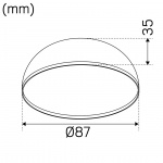 Reflektor Till Globe G2 Silver Blank Reflektor Till Globe G2 Silver Blank