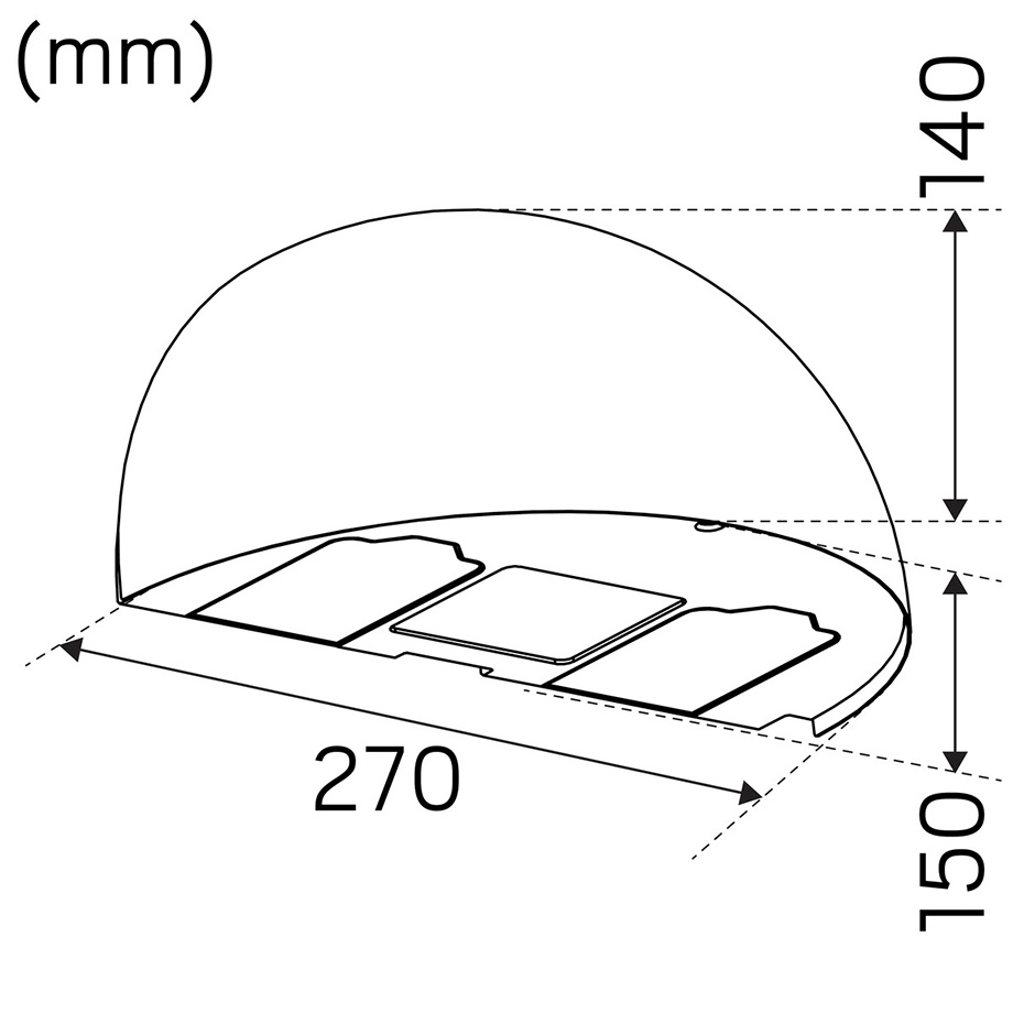 Arc Vägglampa 3000K Vit
